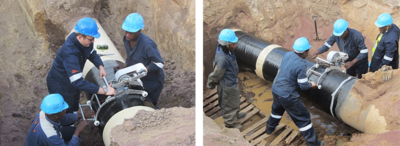 Formation application sur le pipeline Temane-Secunda en Afrique du Sud, 2012