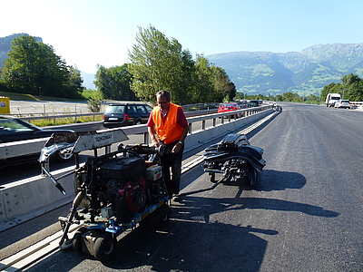 Sanierung der Autobahn A3 / A13 Sargans, Schweiz