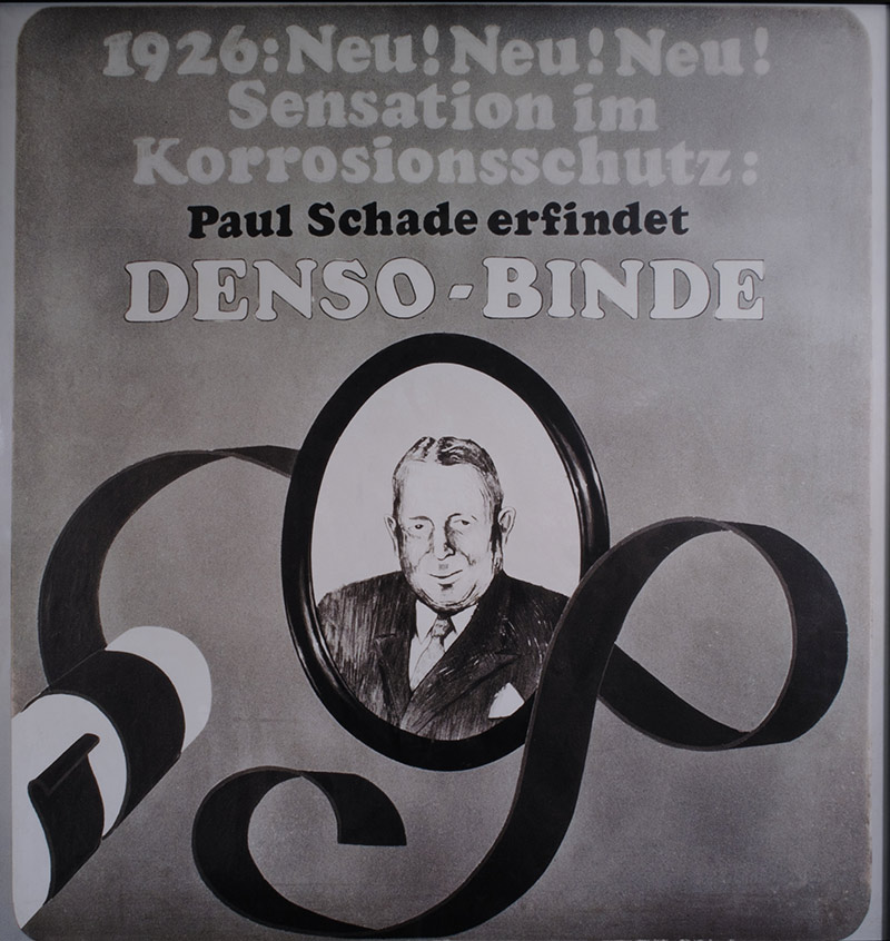 1926: Werbeplakat DENSO-Binde