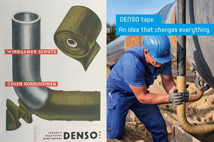 DENSO tape, today as it was almost 100 years ago.